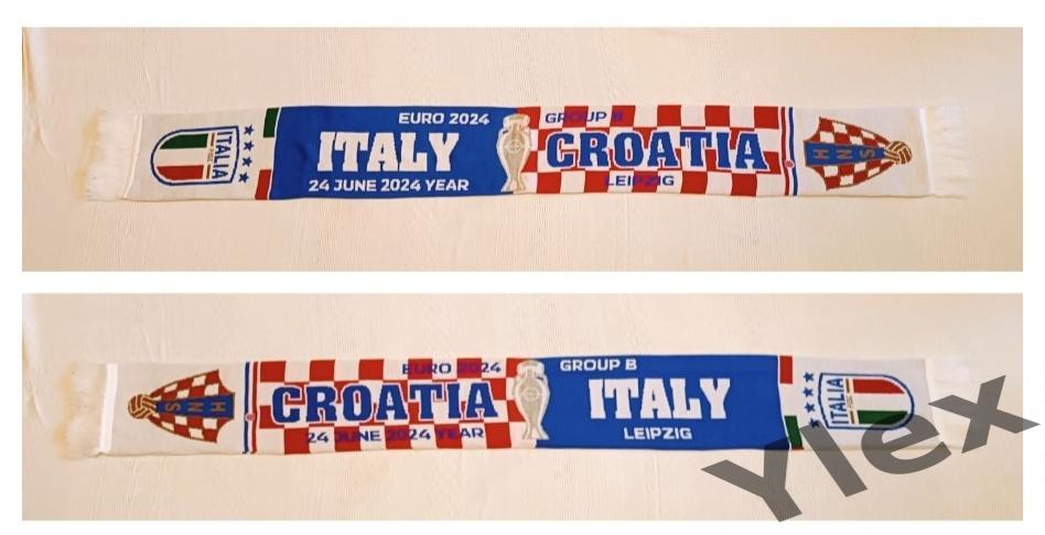 шарф Италия - Хорватия 2024 06 24 2