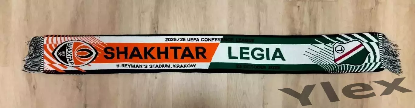 шарф Шахтар Донецк - Легия Варшава 2025 10 23