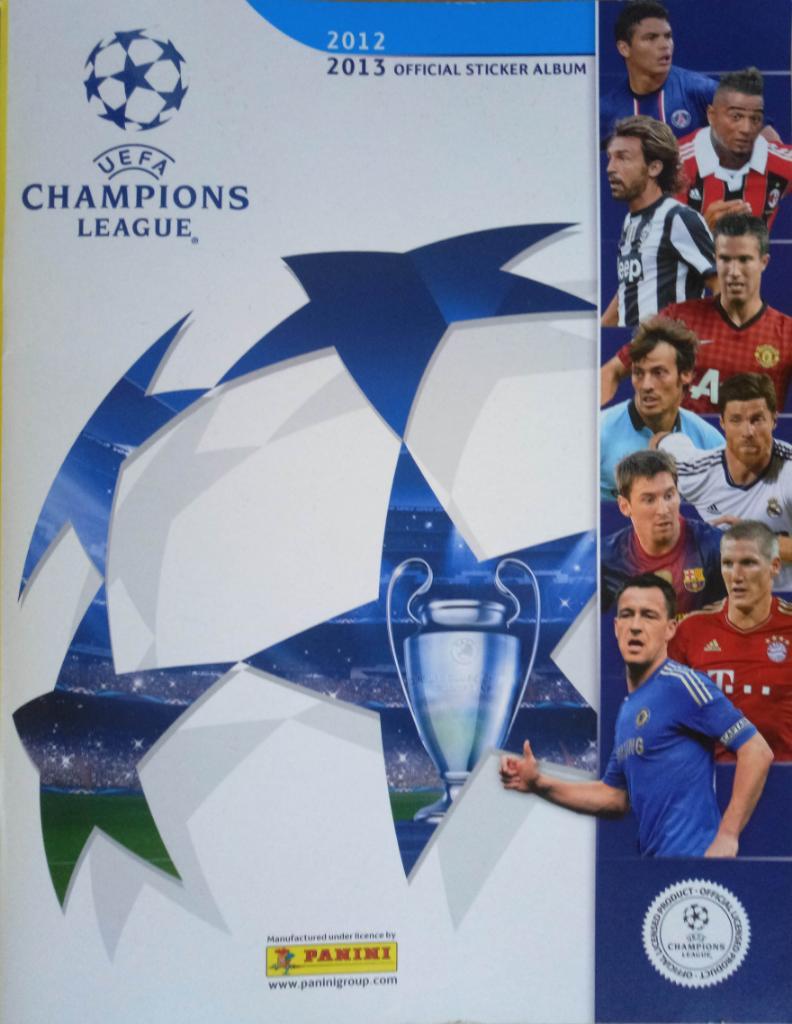 Альбом для наклеек PANINI Лига Чемпионов УЕФА 2012-2013 (заполнен полностью)