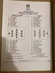 Протокол Ірландія - Україна 2022