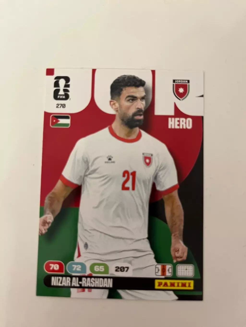 Картка Panini ADRENALYN XL Чемпіонат світу 2026 Йорданія, Аль-Рашдан