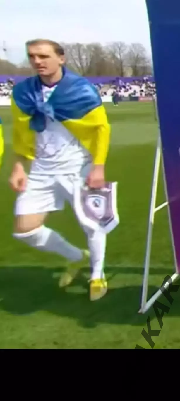 Капитанская вымпел ЛНЗ Черкассы (матч с Динамо Киев) 1