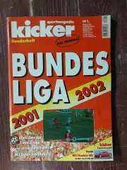 Журнал Kicker Bundes Liga 2001 2002
