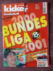 Журнал Kicker Bundes Liga 2000 2001