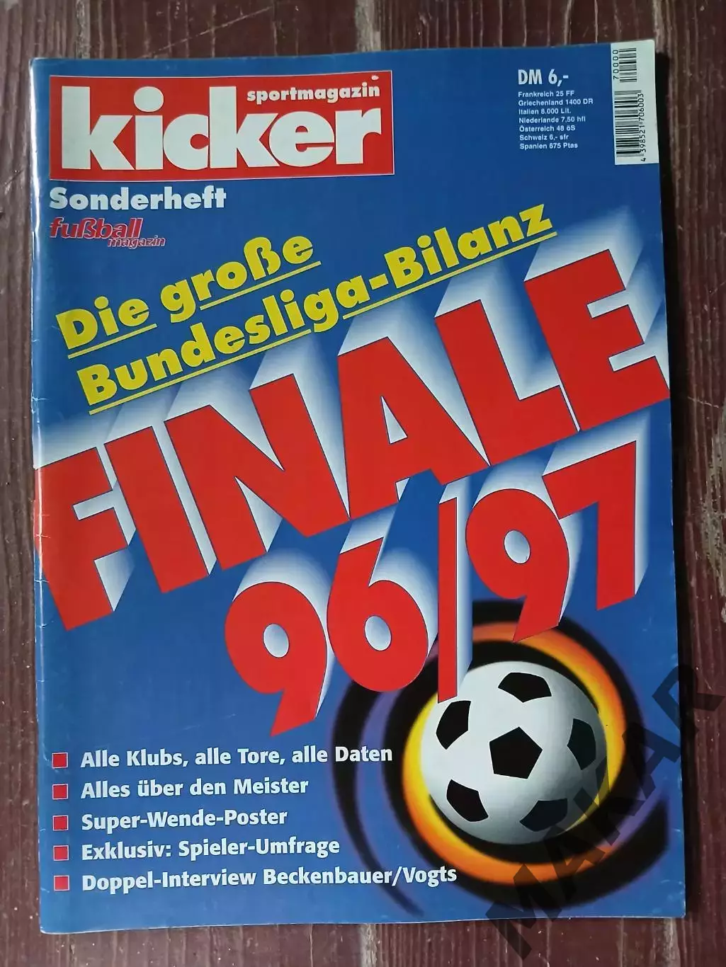 ЖурналKicker Finale 96-97