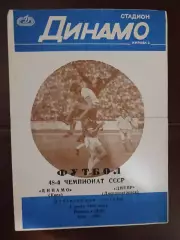 Динамо Киев Днепр Днепропетровск дубль 04.07.1985