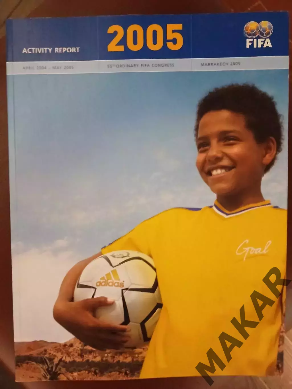 Отчёт о деятельности FIFA апрель2004 май 2005год