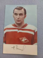 Хоккей. Зимин Евгений Спартак Москва 1969 год