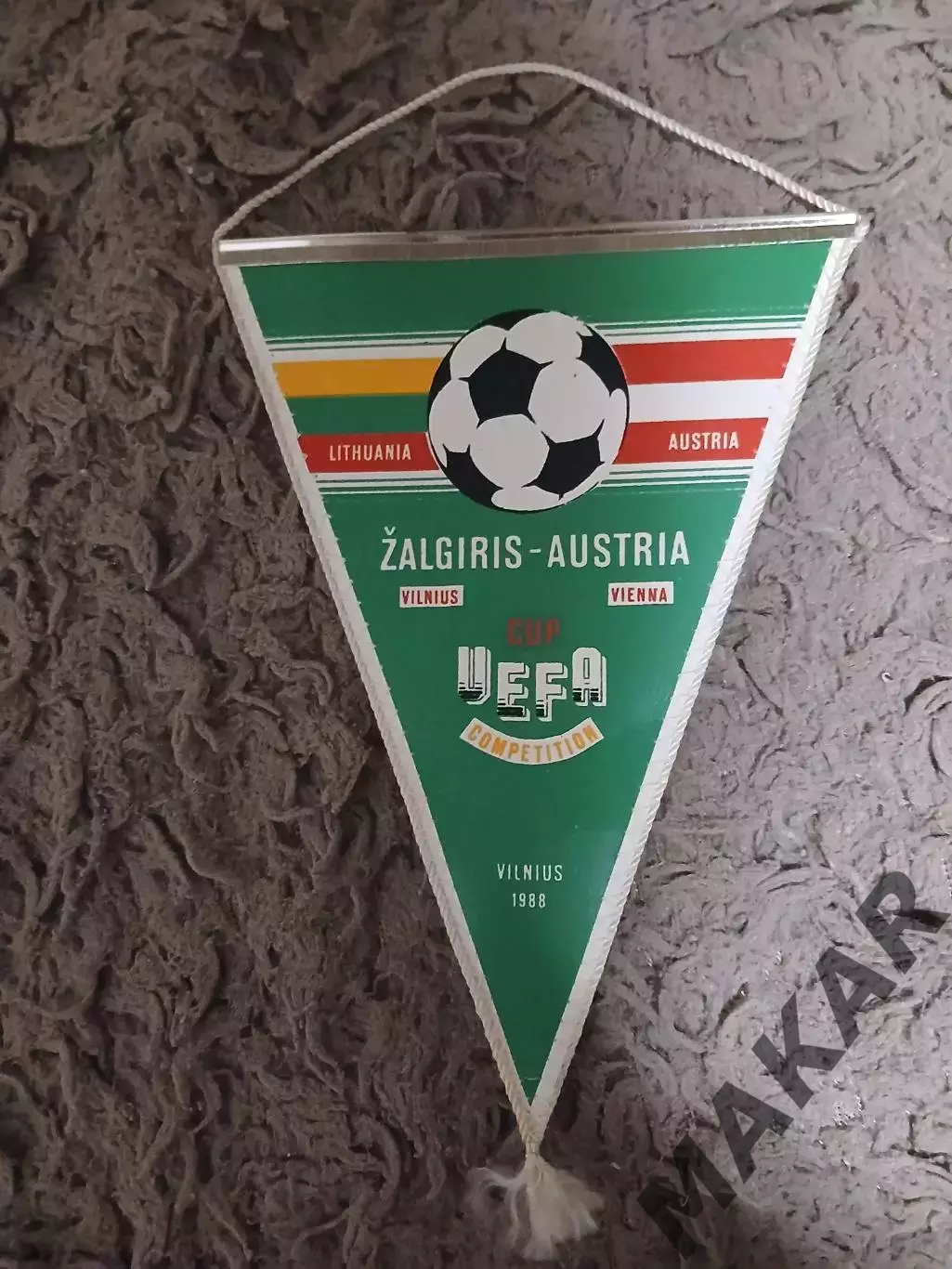 ВымпелЖальгирис Вильнус Аустрия Вена Кубок УЕФА 1988 год