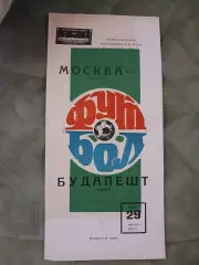 Сборная Москвы Сборная Будапешта Юноши 29.08.1973