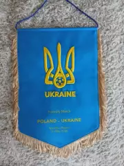 Капитанский матчевый вымпел Польша Украина 31.05.2026