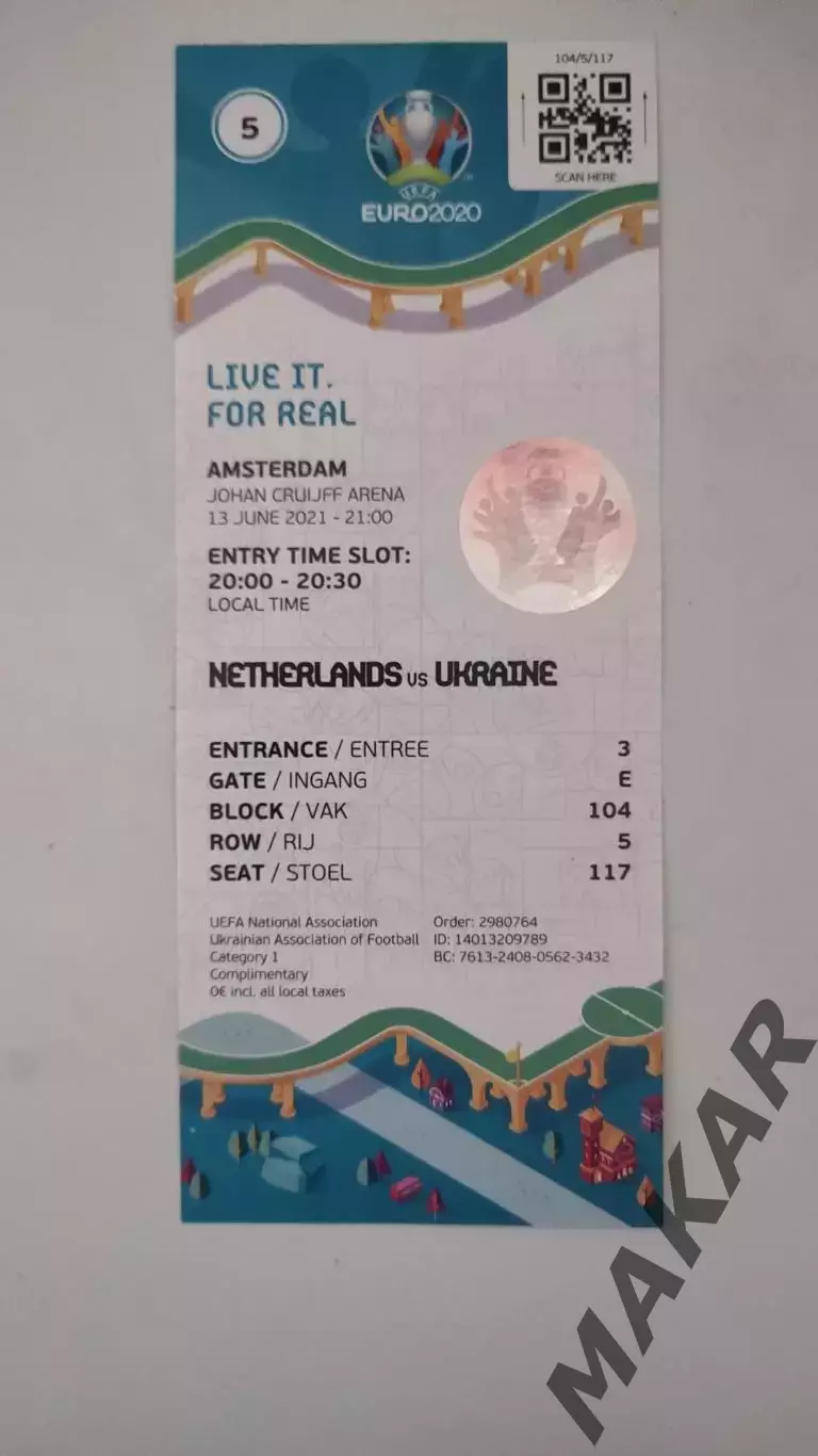 Нидерланды Украина 13.06.2021
