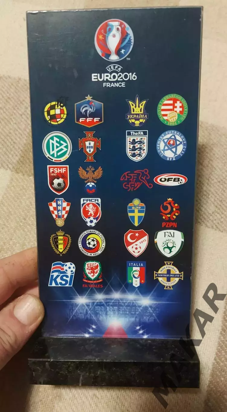 Сувенирный Мини Стенд Евро 2016 Сборная Украины