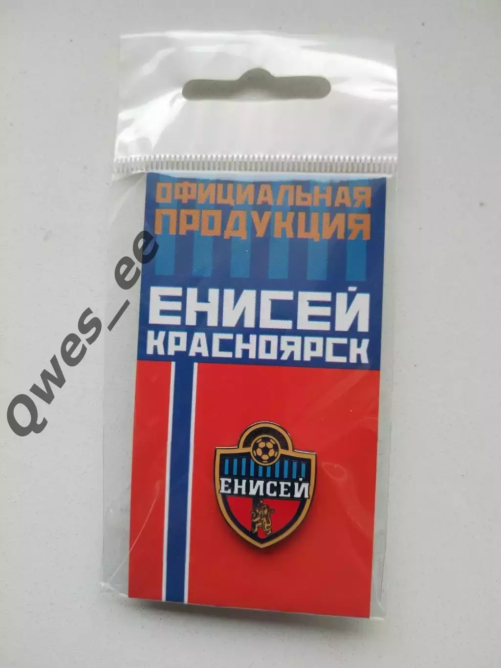 Значок футбол ФК Енисей Красноярск сезон 2025-2026