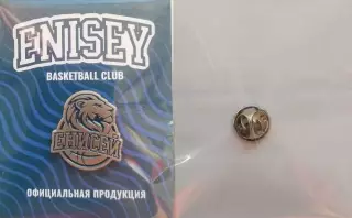 Значок баскетбол БК Енисей Красноярск сезон 2025-2026