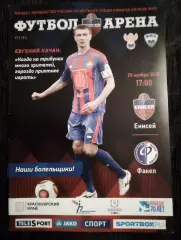 Енисей Красноярск - Факел Воронеж 29 ноября 2015