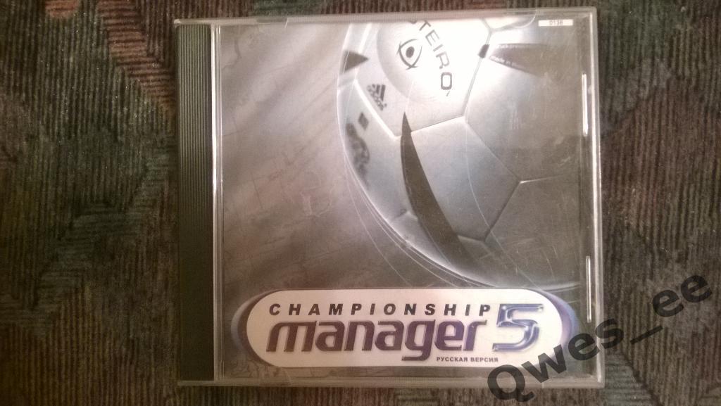 Диск футбол игра на PC Чемпионшип менеджер Championship manager 5 DVD