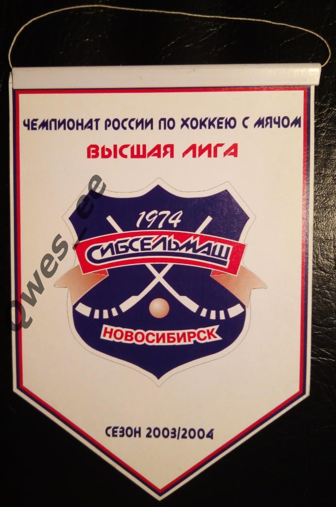 Вымпел Сибсельмаш Новосибирск 2003-2004 хоккей с мячом