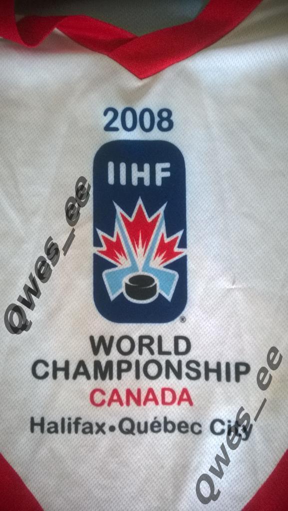Хоккейная майка хоккейный свитер Нивея NIVEA Чемпионат Мира Канада 2008