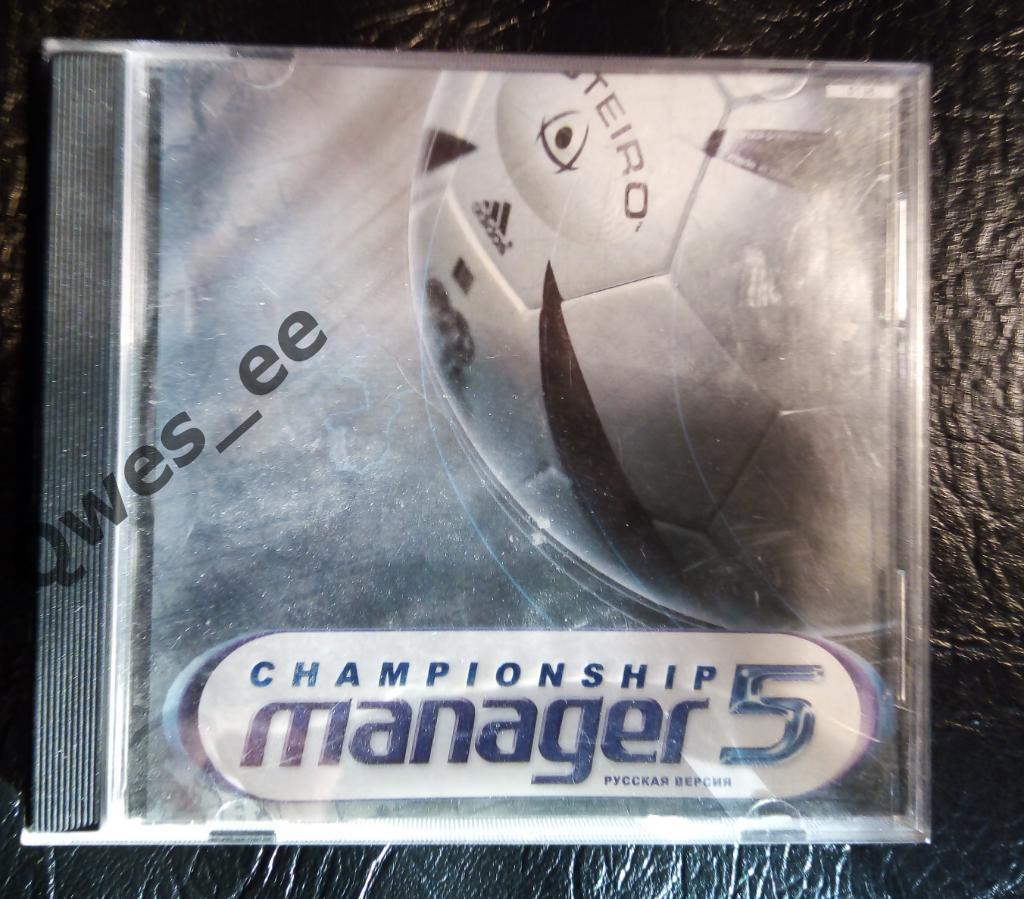 Диск футбол игра на PC Чемпионшип менеджер Championship manager 5 DVD