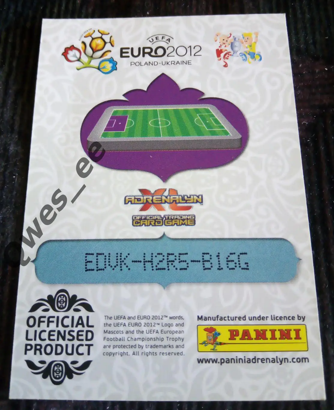 Чемпионат Европы Карточка Андреас Исакссон Швеция 1