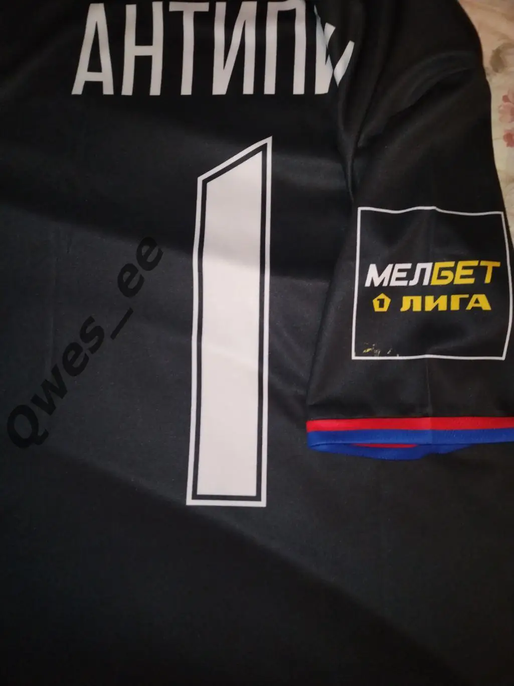 Футболка ФК Енисей Красноярск Вратарка №1 Станислав Антипин Сезон 2022-2023 3