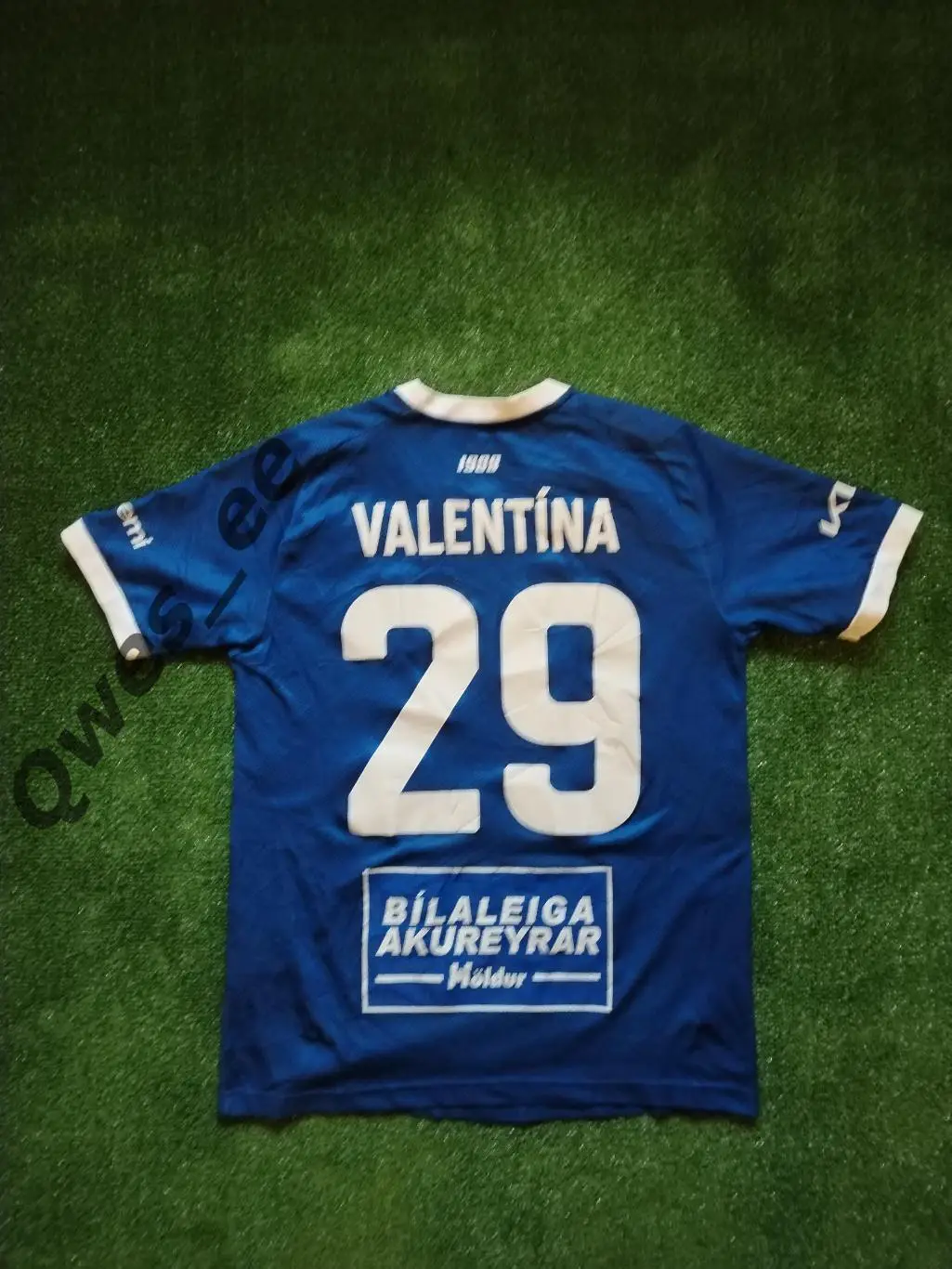 Матчевая (match worn) футболка ФК Фрам Рейкьявик Исландия Валентина дом 4