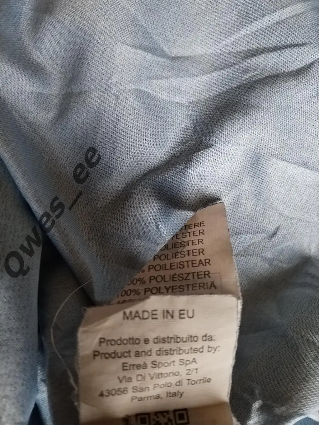 Матчевая (match worn) футболка ФК Фрам Рейкьявик Исландия Валентина выезд 5