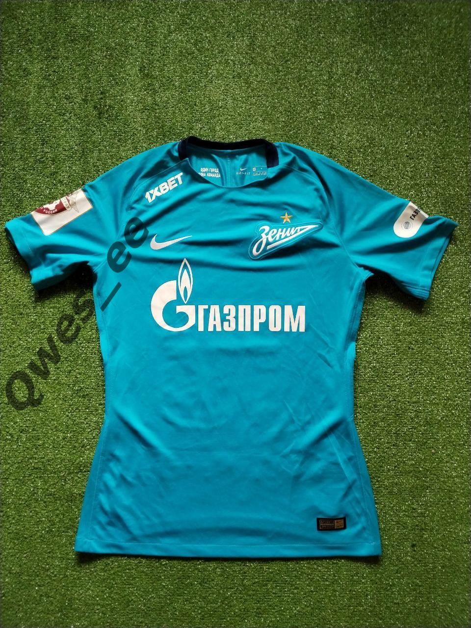 Матчевая (match worn) футболка Зенит Санкт-Петербург №19 Игорь Смольников 1