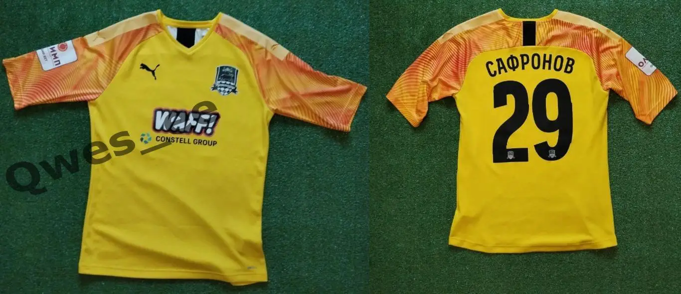 Матчевая футболка ФК Краснодар-2 №29 Роман Сафронов сезон 2019-2020