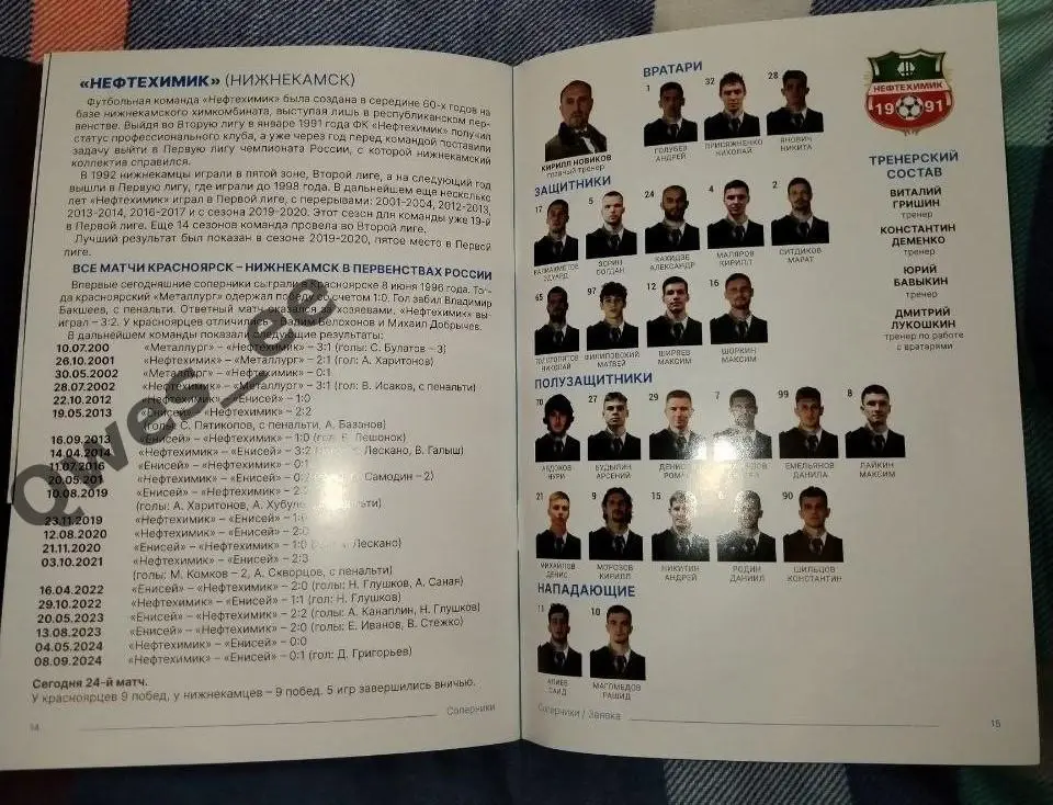 Енисей Красноярск - Нефтехимик Нижнекамск 22 марта 2025 2