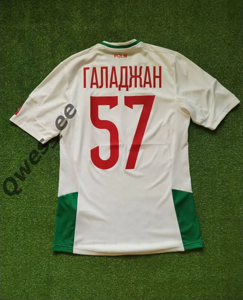 Матчевая футболка ФК Локомотив №57 Артем Галаджан сезон 2014-2015 2