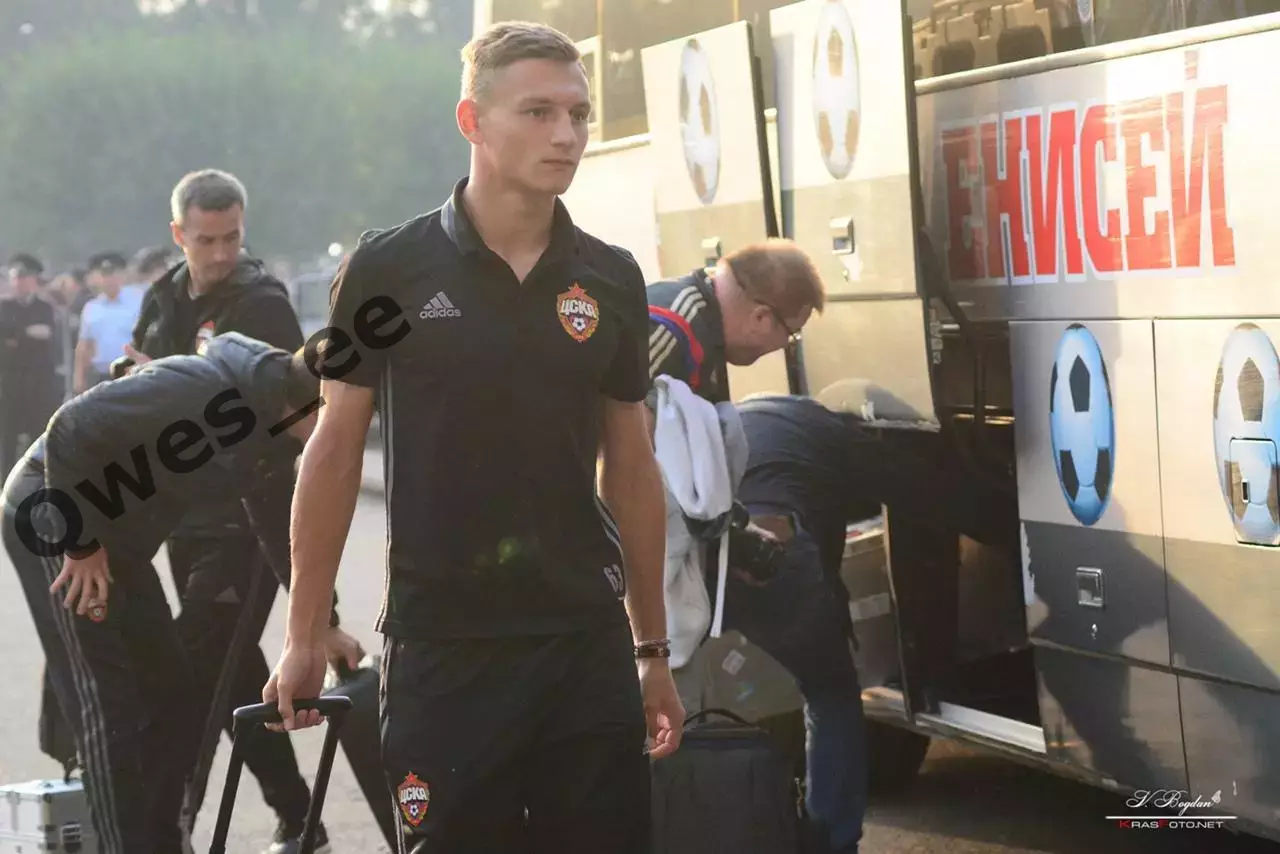 Матчевая match worn футболка ЦСКА Москва №63 Федор Чалов Кубок России 2016-2017 3