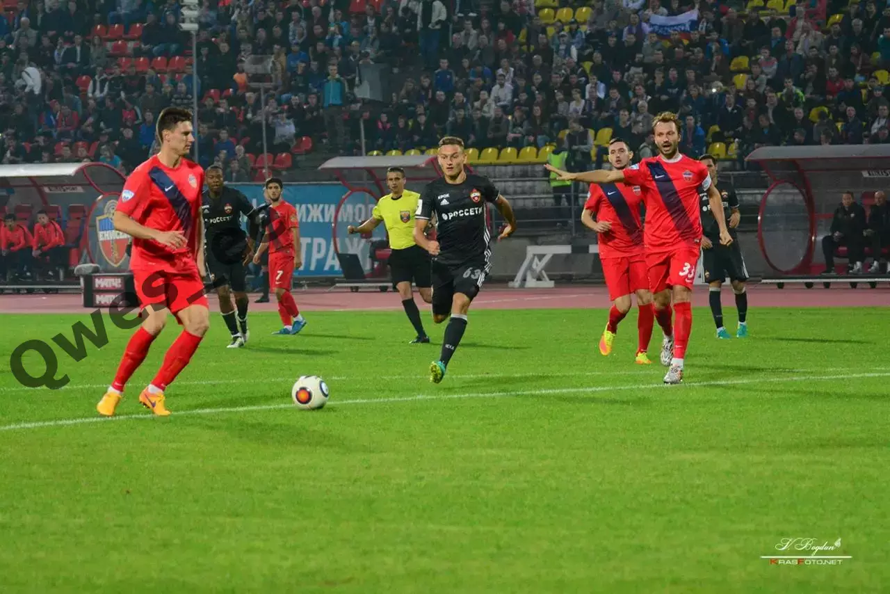 Матчевая match worn футболка ЦСКА Москва №63 Федор Чалов Кубок России 2016-2017 4