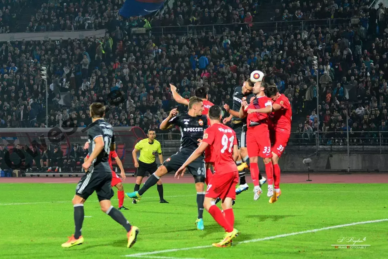 Матчевая match worn футболка ЦСКА Москва №63 Федор Чалов Кубок России 2016-2017 6