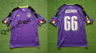 Матчевая футболка ФК Краснодар №66 Денис Адамов сезон 2016-2017