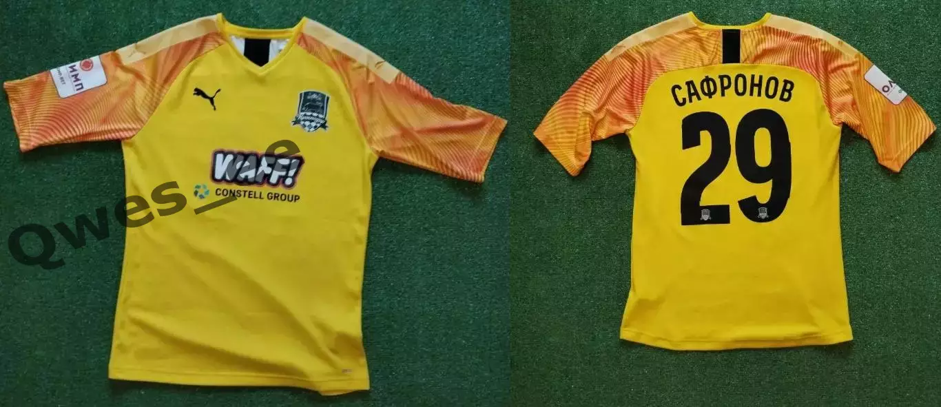 Матчевая футболка ФК Краснодар-2 №29 Роман Сафронов сезон 2019-2020