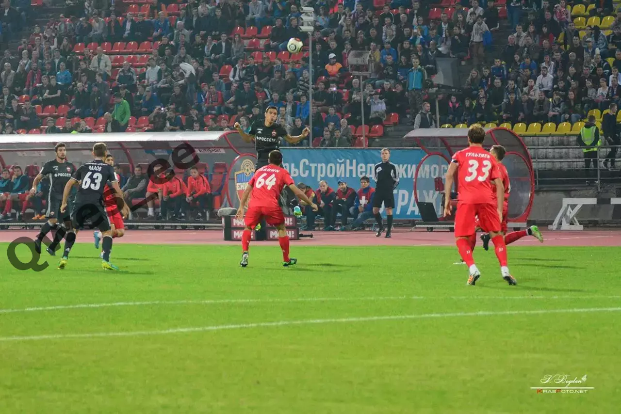 Матчевая match worn футболка ЦСКА Москва №63 Федор Чалов Кубок России 2016-2017 5