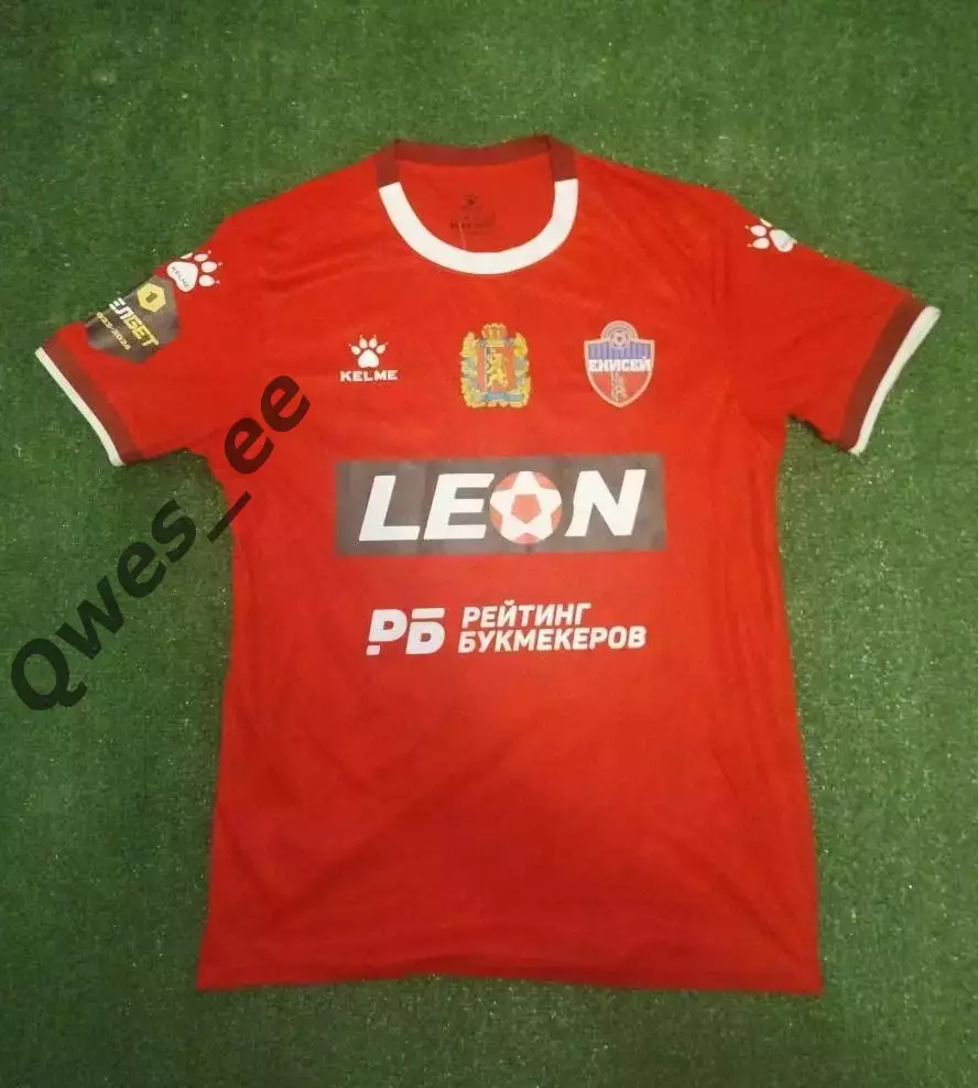 Матчевая футболка ФК Енисей Красноярск №66 Данила Польшиков сезон 2023-2024 1