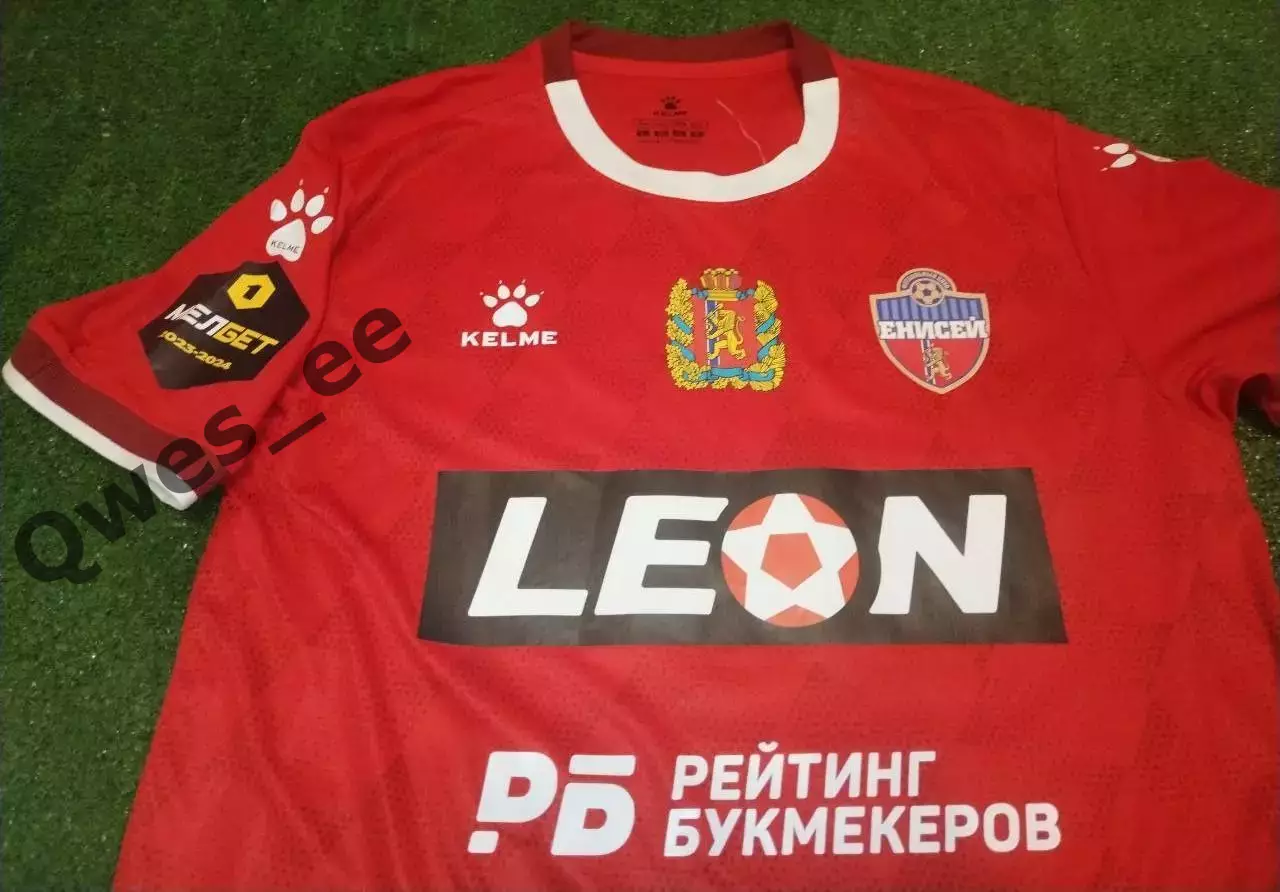 Матчевая футболка ФК Енисей Красноярск №66 Данила Польшиков сезон 2023-2024 3