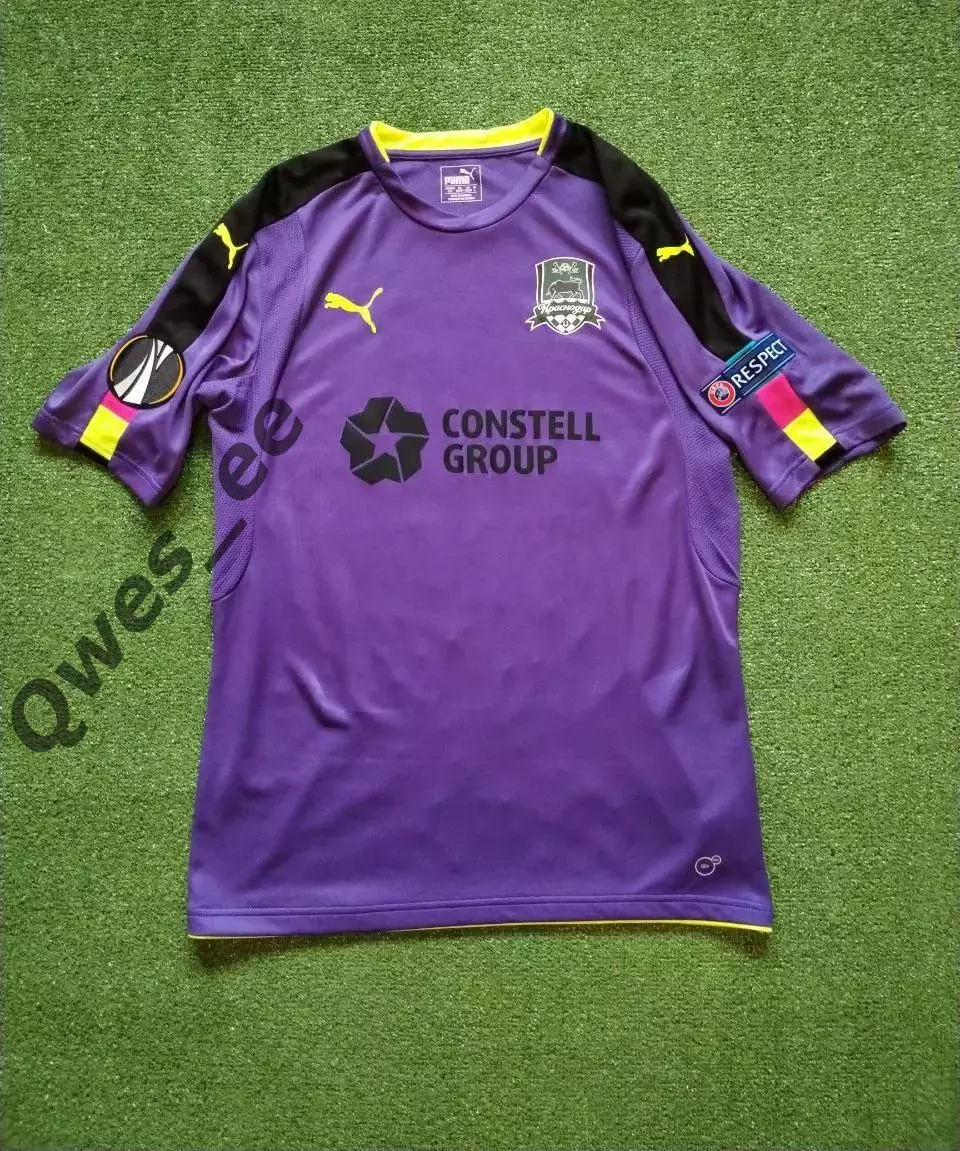 Матчевая футболка ФК Краснодар №66 Денис Адамов сезон 2016-2017 1