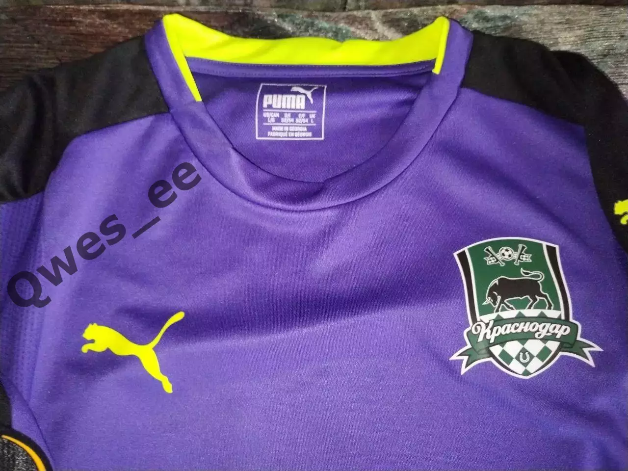 Матчевая футболка ФК Краснодар №66 Денис Адамов сезон 2016-2017 5