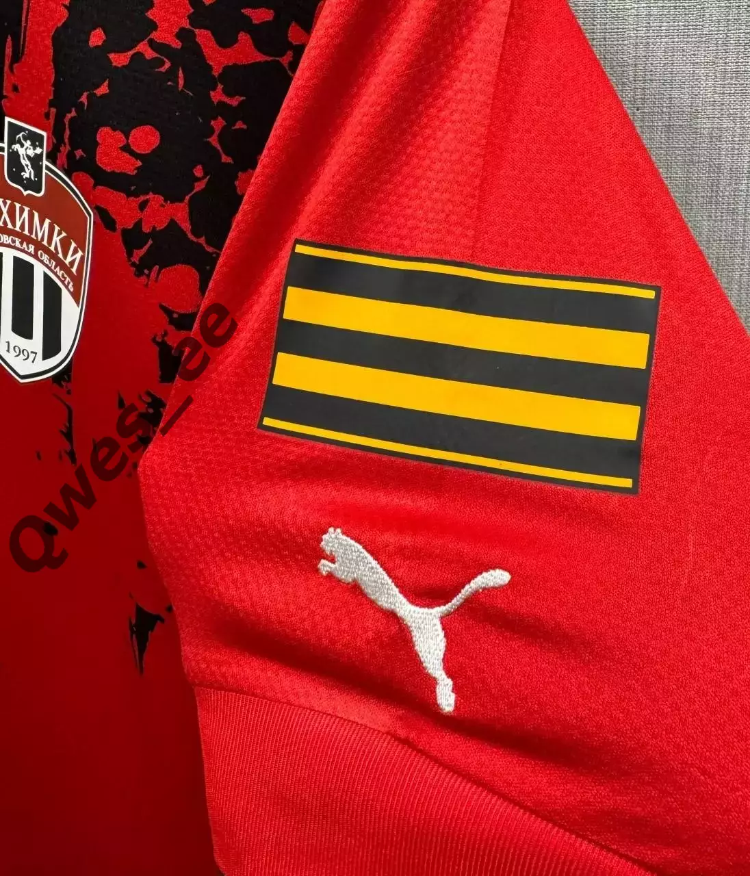 Матчевая футболка ФК Химки Московская область №36 Исмаил Дибиров сезон 2022-2023 4