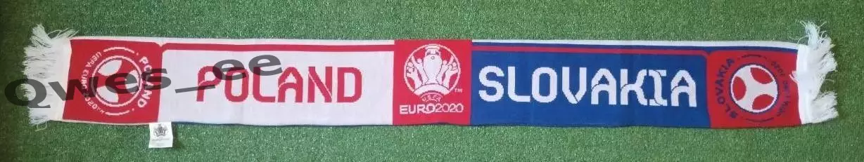 Матчевый шарф Польша - Словакия Евро 2020 1