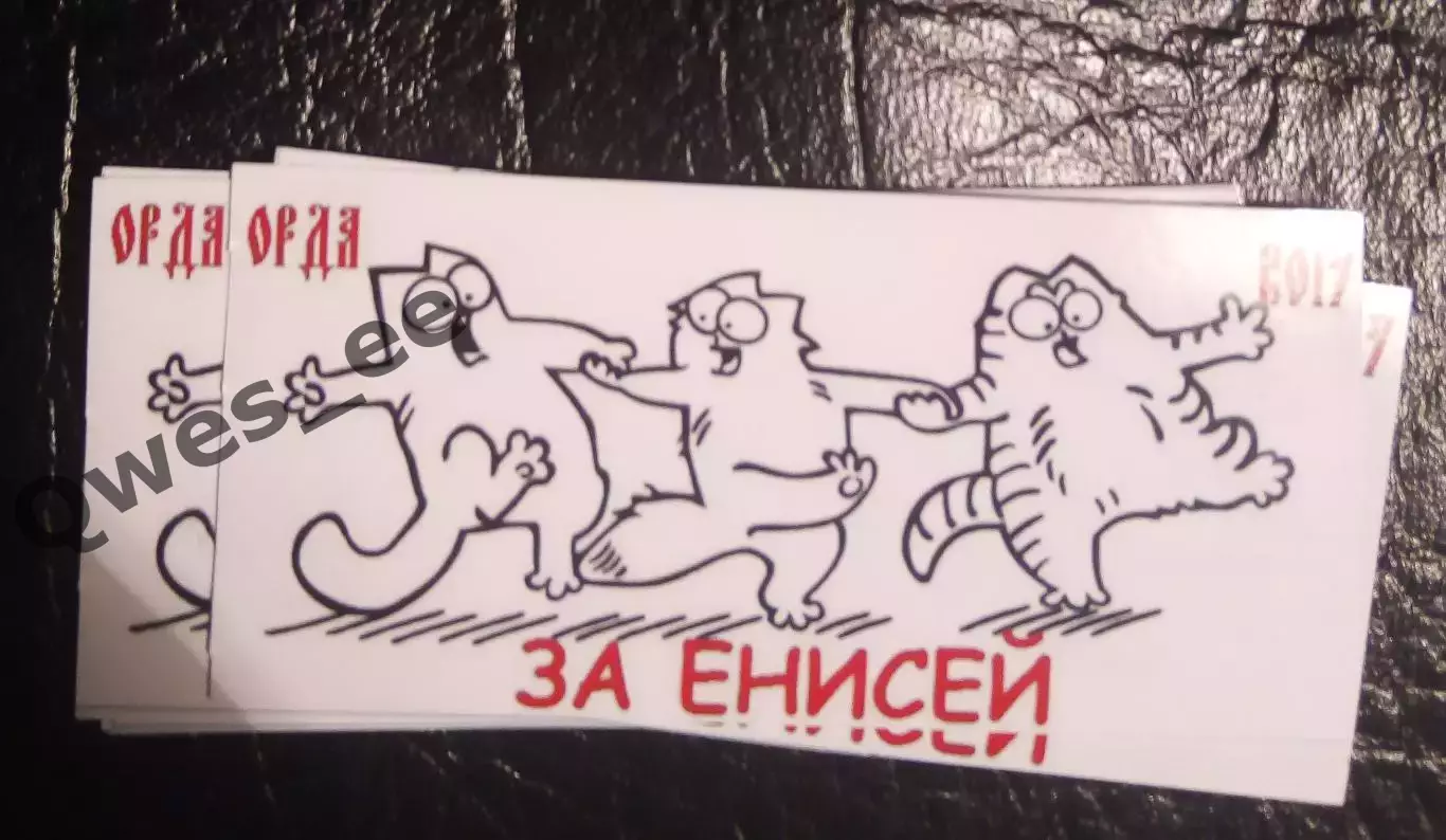 Стикер мелкий Енисей Красноярск 16