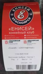 Билет хоккей с мячом Енисей Красноярск Ска-Нефтяник Хабаровск 11 февраля 2023