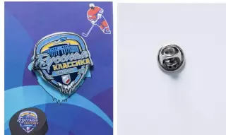 Значок Хоккей Русская Классика ВХЛ Челябинск 2014 год