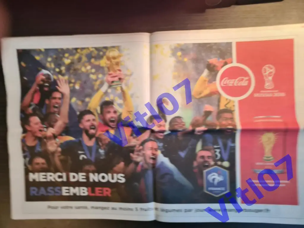 Москва, Россия: Франция - Хорватия 4-2 - Финал Чемпионата Мира 2018 - L'Equipe 3