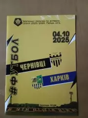 Буковина Чернівці - Металіст Харків. 04.10.2025.