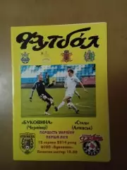 Буковина Чернівці - Сталь Алчевськ 12.08.2014